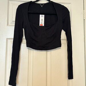 Dynamite cropped long sleeve
